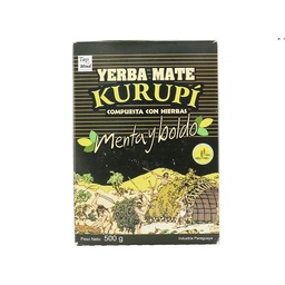 Yerba Mate Menta y Boldo Kurupi 500 gr