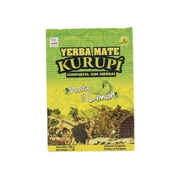 Yerba Mate Menta y Limón Kurupi 500 gr