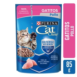 Alimento en Sobres Cachorros Purina Cat Chow 85 gr Pollo