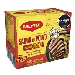 Maggi® Sabor en Polvo Carne x 5u.