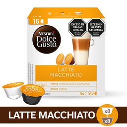 Capsulas Cafe Nescafe Dolcegusto Latte Macchiato Cja 180g