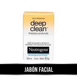 Barra de Limpieza Facial Neutrogena Deep Clean x 80 gr.