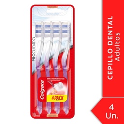 Cepillo de Dientes Colgate Pro Cuidado Suave 4u