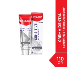 Pasta Dental Colgate Sensitive Pro-alivio Real White 110g