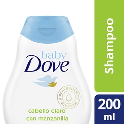 Shampoo Cabello Claro Baby Dove Humectación Enriquecida Ph Neutro 200 ml