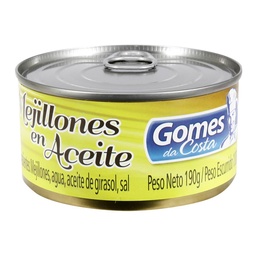 Mejillones en Aceite Gomes Da Costa Lata 190 gr