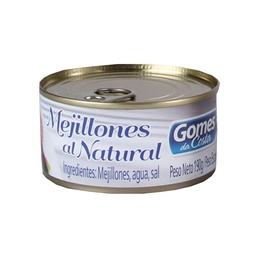 Choritos Al Natural Gomes Da Costa Lat 190 grm