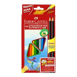 Set Lapices de Color + Lapices de Grafito Faber-castell 12 + 2 Unidades