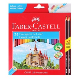 Lapices de Color Faber-castell  24 + 4 Unidades