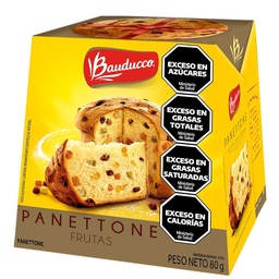 Panettone Mini con Frutas Bauducco 80g