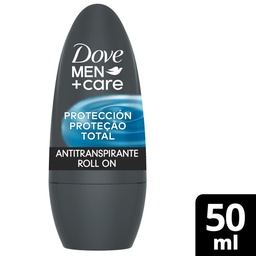 Desodorante Antitranspirante Dove Men Care Cuidado Total Roll-on 50 ml
