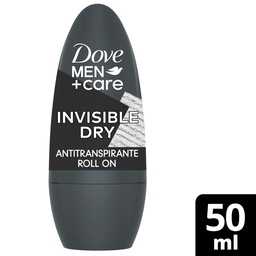 Desodorante Antitranspirante Dove Men Invisible Dry Roll-on 50 ml