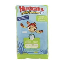 Pañal Little Swimmers Talle P-m Huggies 11u