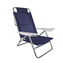 Silla de Playa Aluminio Plegable Mor 62 cm Azul