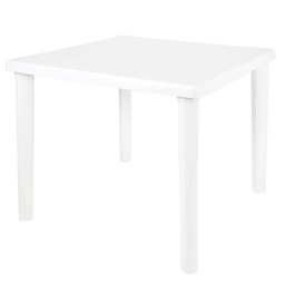 Mesa Polipropileno Desmontable Mor 82 cm Blanco