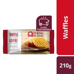 Waffle Congelado Forno de Minas 210 grm
