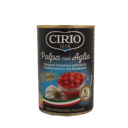 Tomate en Cubitos Polpa con Aglio Cirio 400g