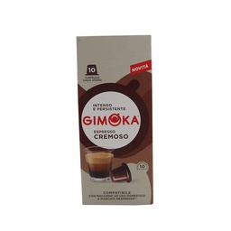 Café Cápsulas Espresso Cremoso Gimoka 10 uni