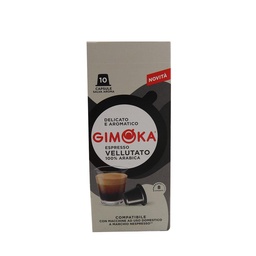 Café Cápsulas Espresso Vellutato Gimoka 10 uni