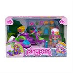 Set de Juego Pinypon Coche O Moto con Figura