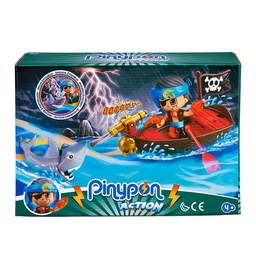 Set de Juego Pinypon Bote Pirata con Accesorios