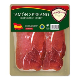 Jamón Serrano Reducido en Sa Lourisierra Paq 120 grm