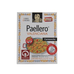 Condimento Paellero Valenciana Carmencita 12 grm