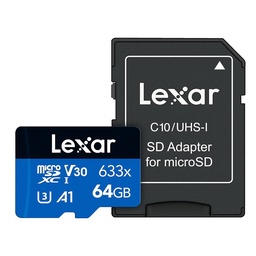 Micro Sd Lexar 64 Gb Clase 10 633x