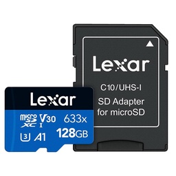 Micro Sd Lexar 128 Gb Clase 10 633x