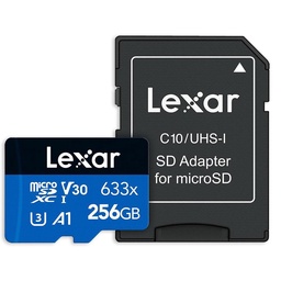 Micro Sd Lexar 256 Gb Clase 10 633x