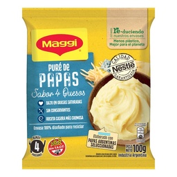 Puré de Papas Sabor 4 Quesos Maggi 100 grm