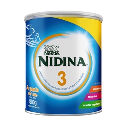 Nidina® 3 Leche Modificada en Polvo x 800gr