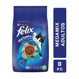 Alimento para Gatos Adultos Megami Felix 8kg