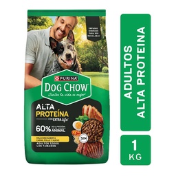 Alim para Perros Adultos Alta Proteina Dog Chow 1kg