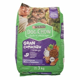 Alimento para Perros Cachorros Gran Comienzo Dog Chow 3kg