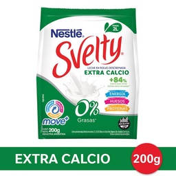 Leche en Polvo Descremada Extra Calcio Svelty 200g