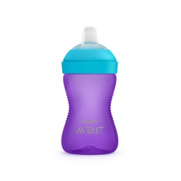 Vaso Bebe Color Celeste/violeta 300 ml 9m+