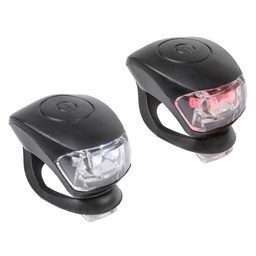 Set de Luz para Bicicleta W-wave Blanco y Rojo