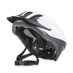 Casco Bicicleta Adulto Talle m Blanco y Negro