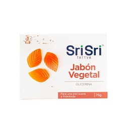 Jabón Vegetal con Glicerina Sri Sri Tattva Cja 75 grm