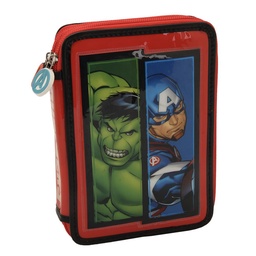 Cartuchera Cresko Pvc 2 Pisos Avengers