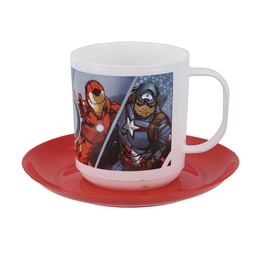 Taza con Plato Avengers Plastico . . .