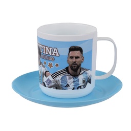 Taza con Plato Afa Plastico . . .