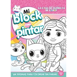 Libro Gabby's Dollhouse Mi Block para Pintar