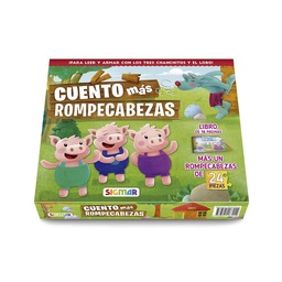 Libro 3 Chanchitos con Rompecabezas