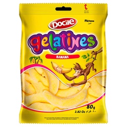 Gomitas Sabor Plátano Docile 80g