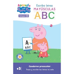 Libro Aprendo con Peppa Pig Escribo Mayúsculas