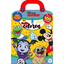 Libro Disney Junior Valija Colorea