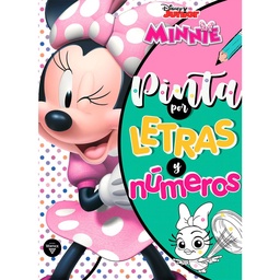 Libro Minnie Pinta Por Letras y Numeros