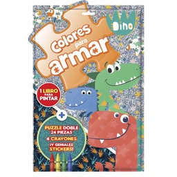 Libro Colores para Armar Dino